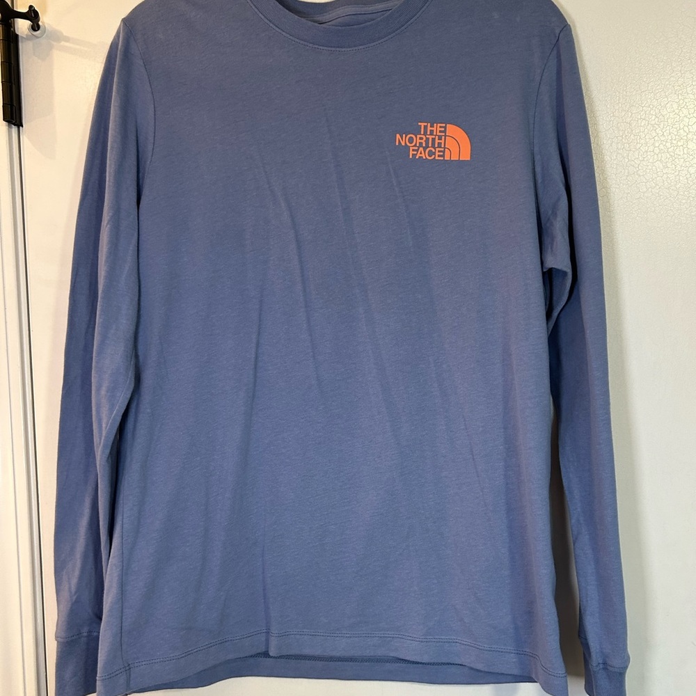 Purple Northface long sleeve t-shirt